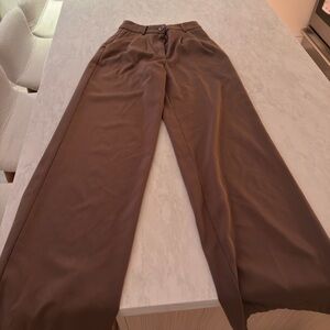 Princess Polly Chocolate Brown Trousers